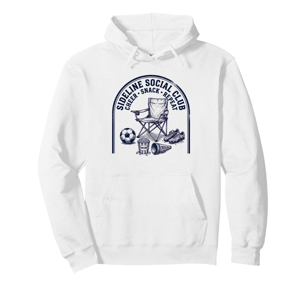 Sideline Social Club Cheer Snack Hoodie - Casual Everyday Wear for Adults