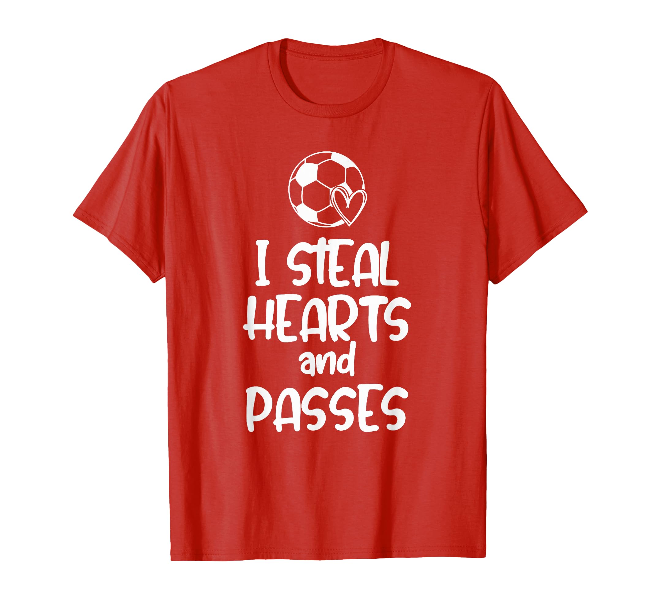 Soccer Valentine Players Fans T-Shirt - Minimalist Print Unisex
