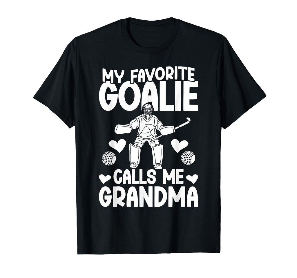 Field Hockey Goalie Grandma Field T-Shirt - Fun Novelty Design for Adults