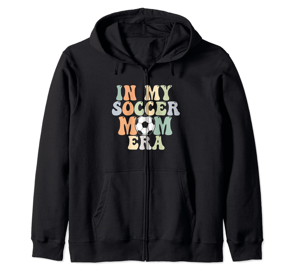 Groovy My Soccer Mom Era Hoodie - Graphic Print for Adults