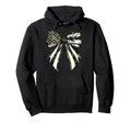 Soccer Player 4Th July American Flag Hoodie - Custom Art Print Men Women