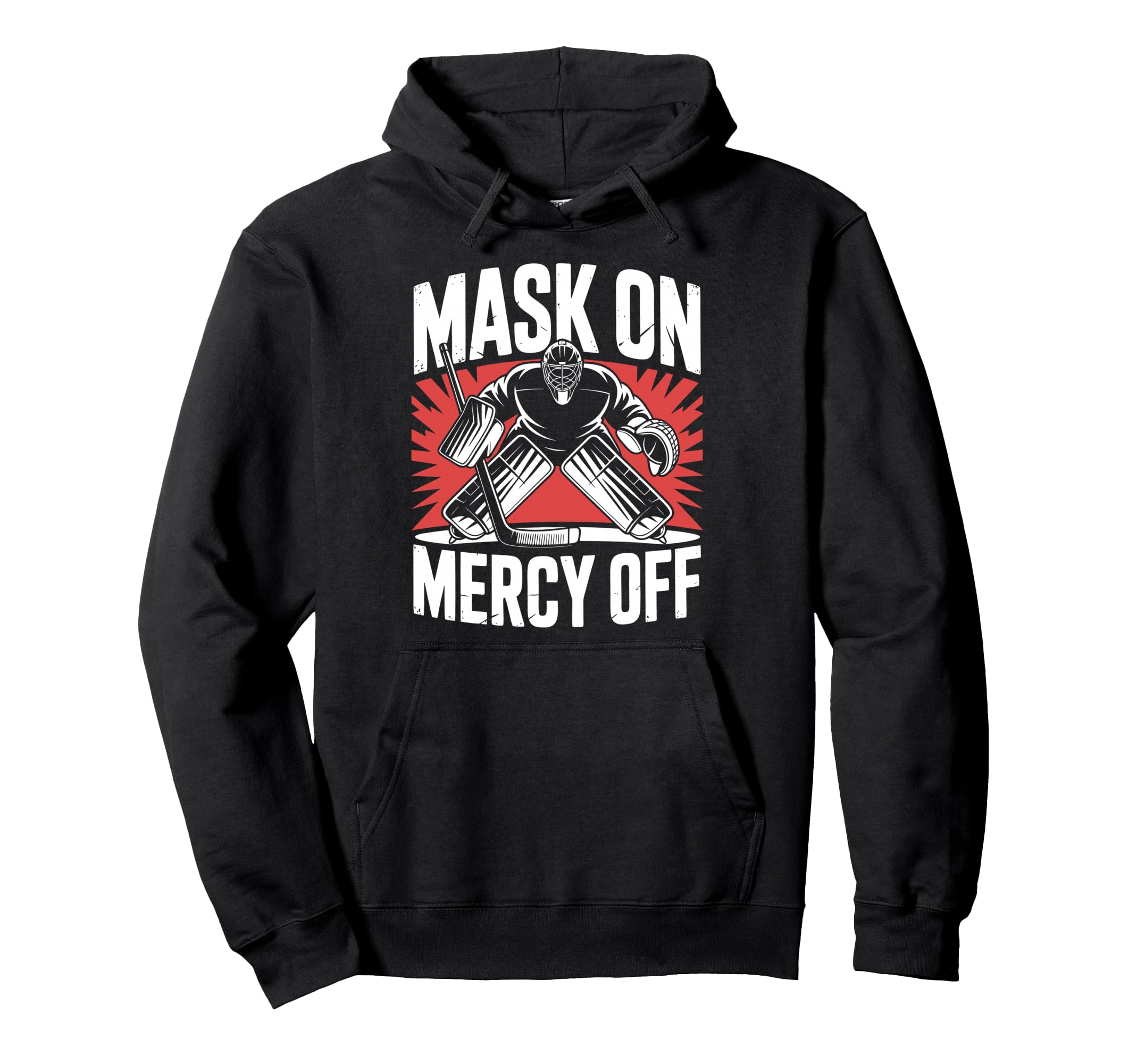 Hockey Goalie Mask Ice Hockey Hoodie - Custom Art Print Men Women