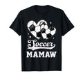 Soccer Heart Mamaw Soccer Player T-Shirt - Novelty Apparel Unisex