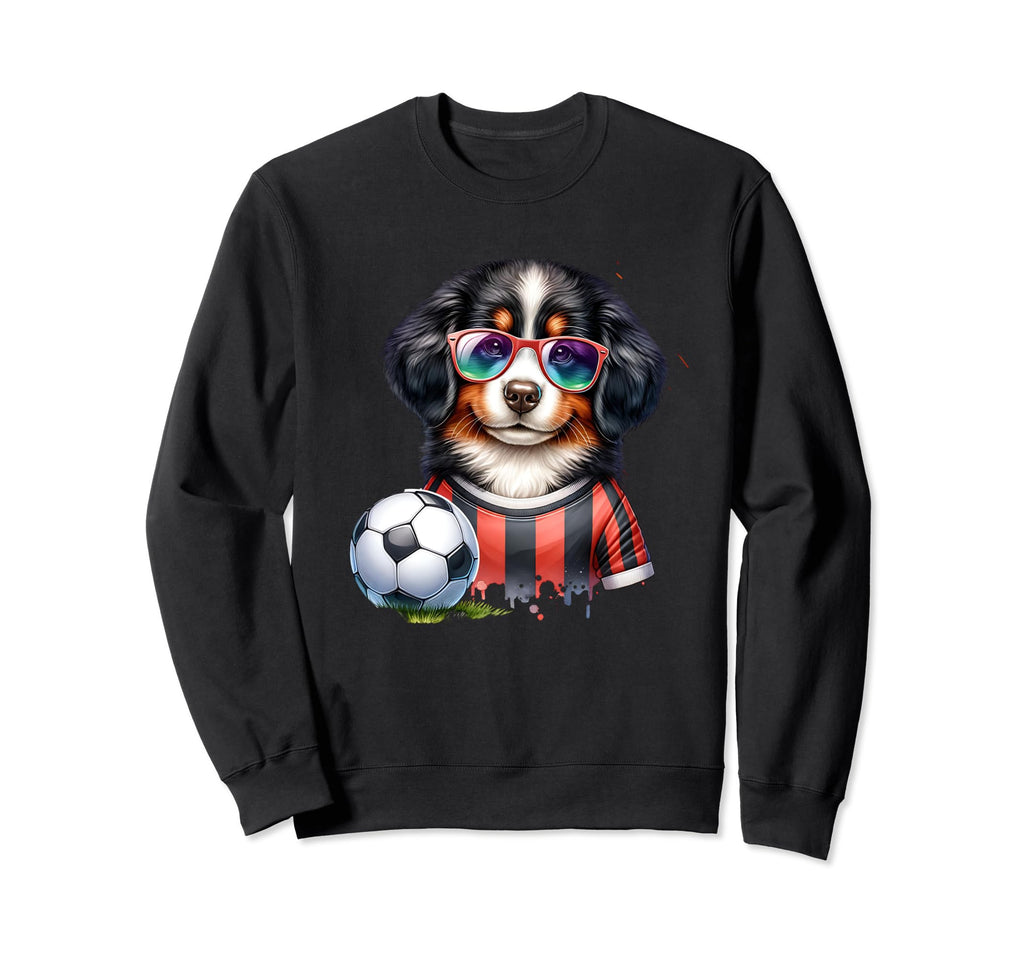 Champion Bernese Mountain Dog Soccer Sweatshirt - Unique Graphic Men Women