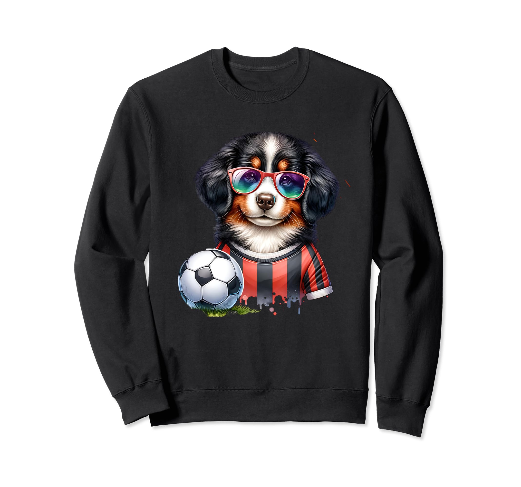Champion Bernese Mountain Dog Soccer Sweatshirt - Unique Graphic Men Women