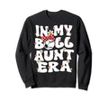 My Ball Aunt Era Groovy Baseball Sweatshirt - Aesthetic Graphic for Adults