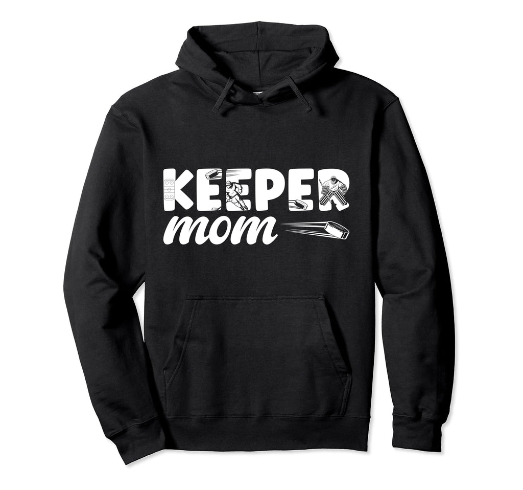 Ice Hockey Goalkeeper Mom Hockey Hoodie - Novelty Apparel for Adults