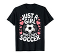 Just Who Loves Soccer Football Player T-Shirt - Custom Art Print Men Women