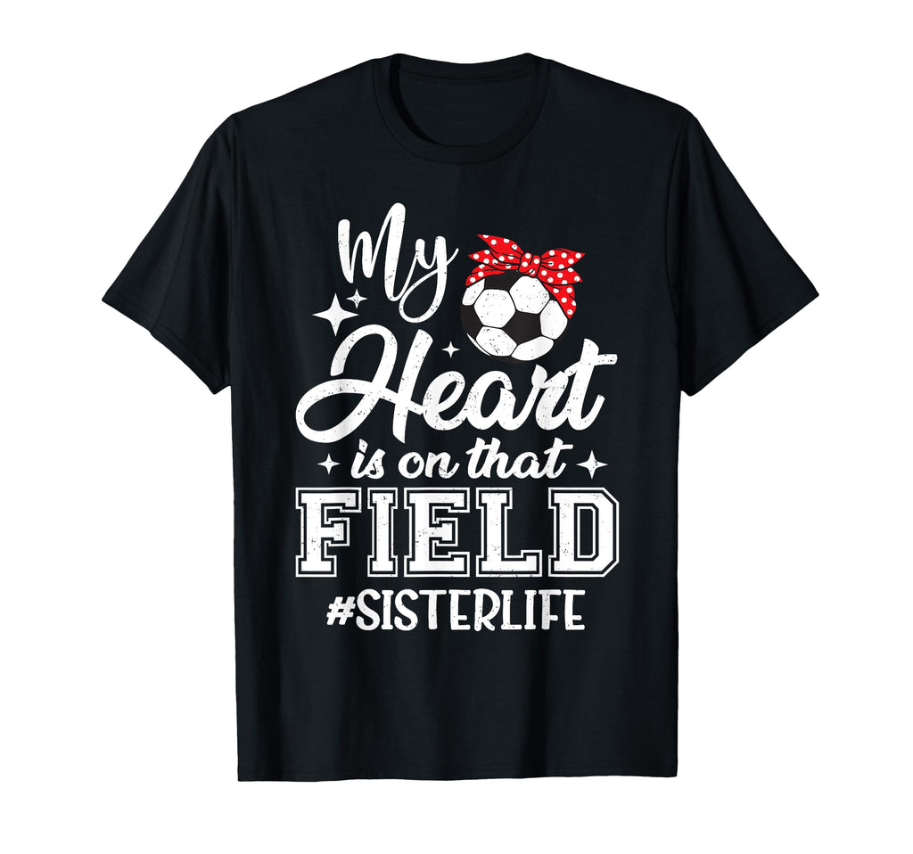 My Heart Is That Field Soccer Sweatshirt - Minimalist Print for Adults