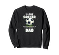 I Love Soccer Almost As Much As I Sweatshirt - Custom Art Print for Adults