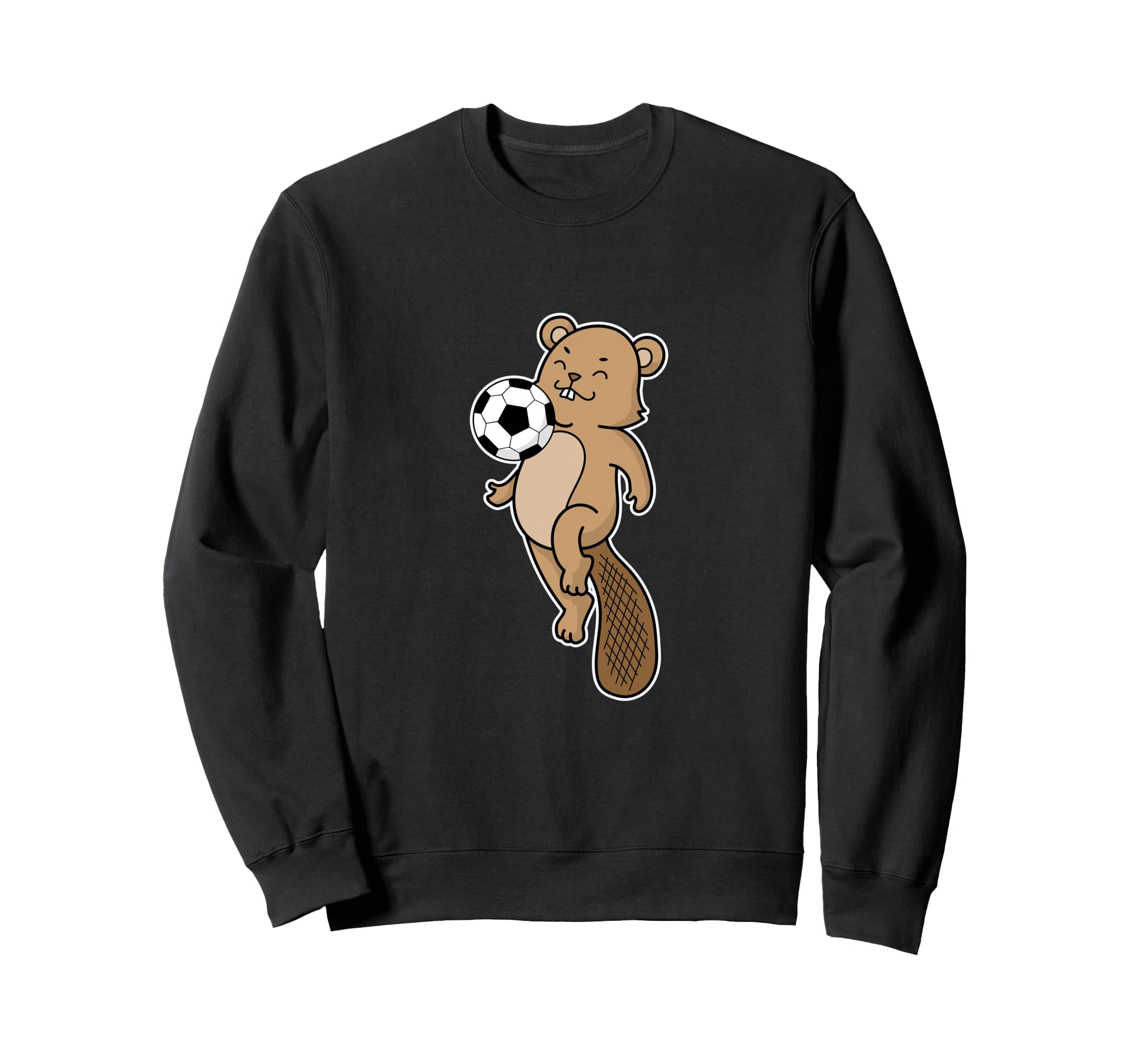 Soccer Animal Ball Fan Football Sweatshirt - Casual Everyday Wear Unisex