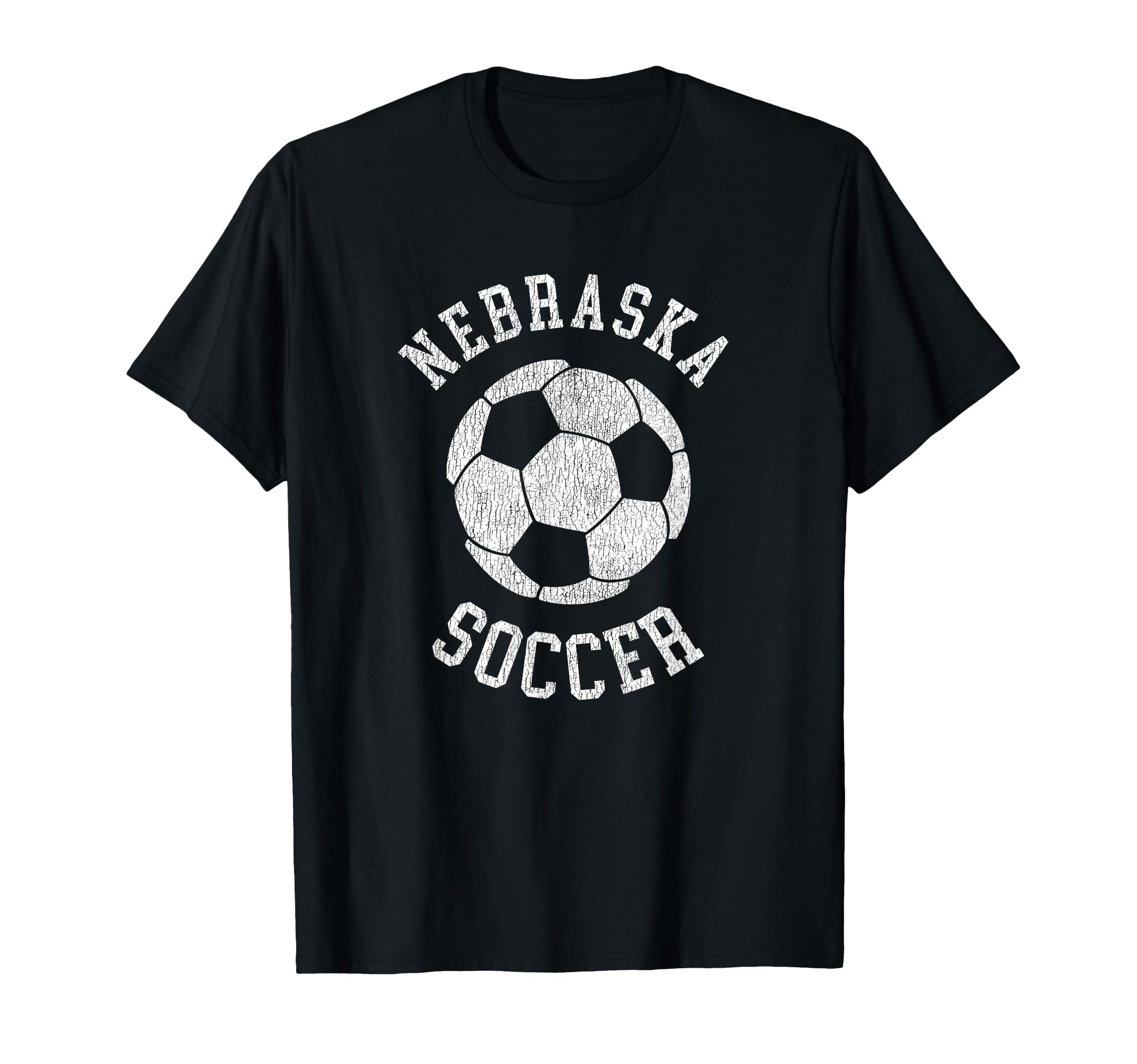 Nebraska Soccer Distressed 90S T-Shirt - Streetwear Style Men Women