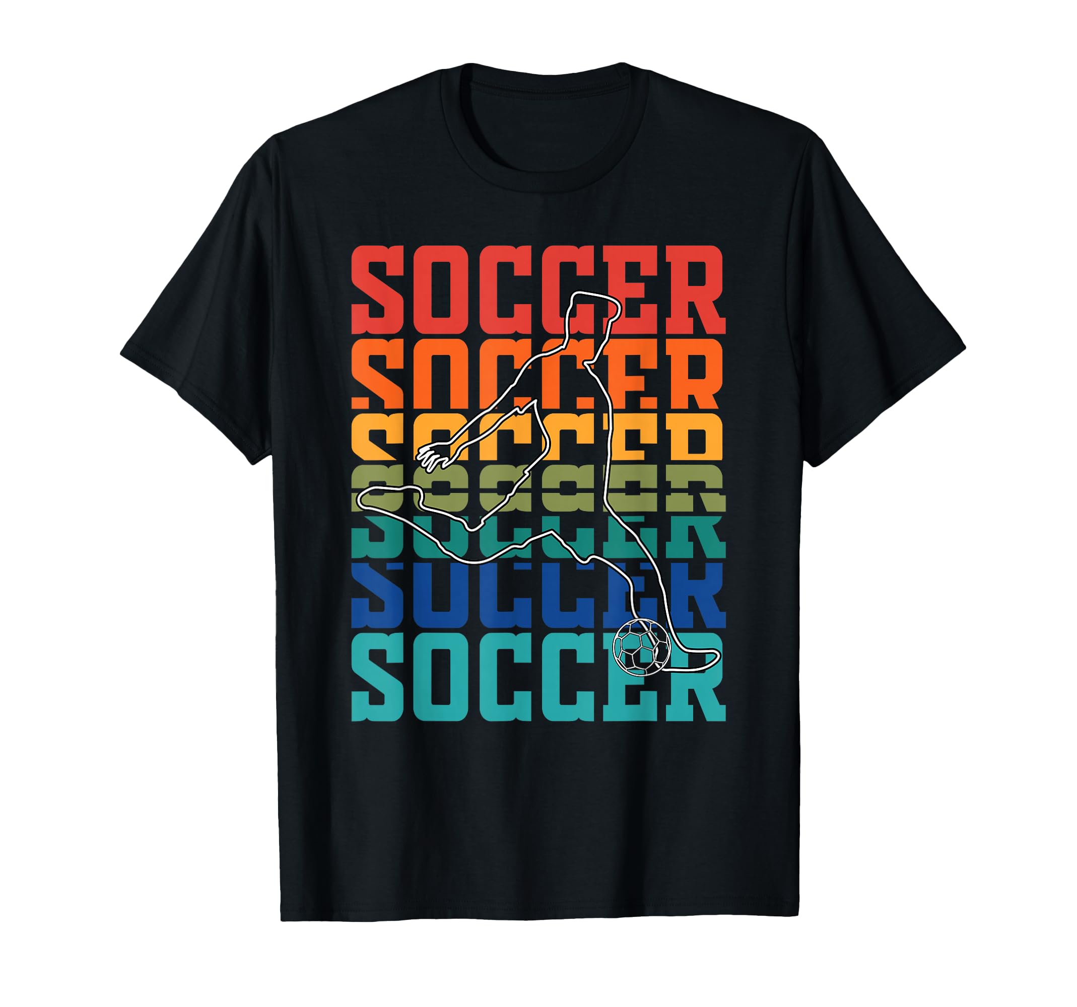Soccer Soccer Players Gift T-Shirt - Aesthetic Graphic Unisex