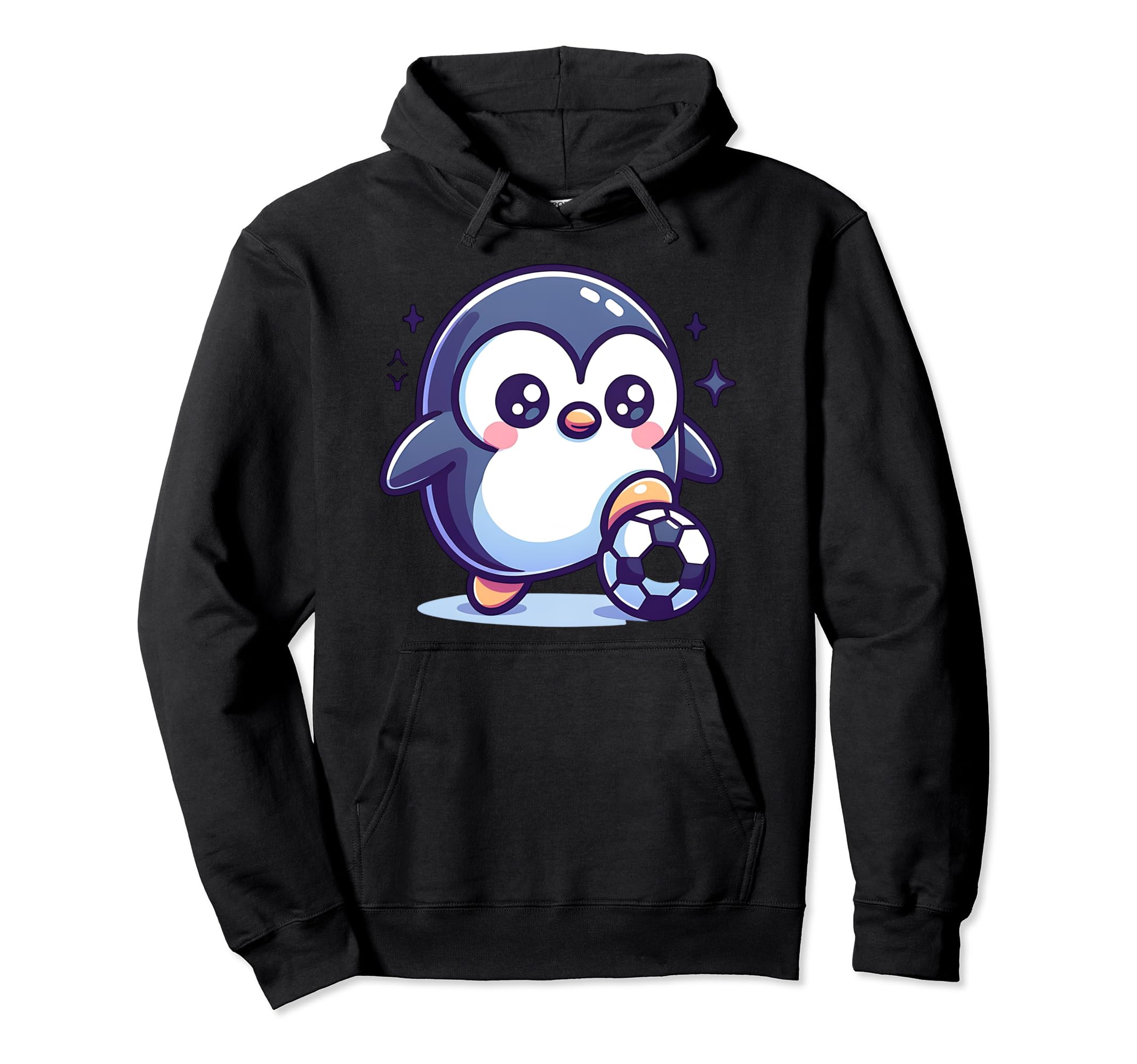 Funny Soccer Penguin Champion Fan Hoodie - Novelty Apparel Unisex