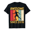 Awesome Since 2016 Soccer Lover 9Th T-Shirt - Aesthetic Graphic for Adults