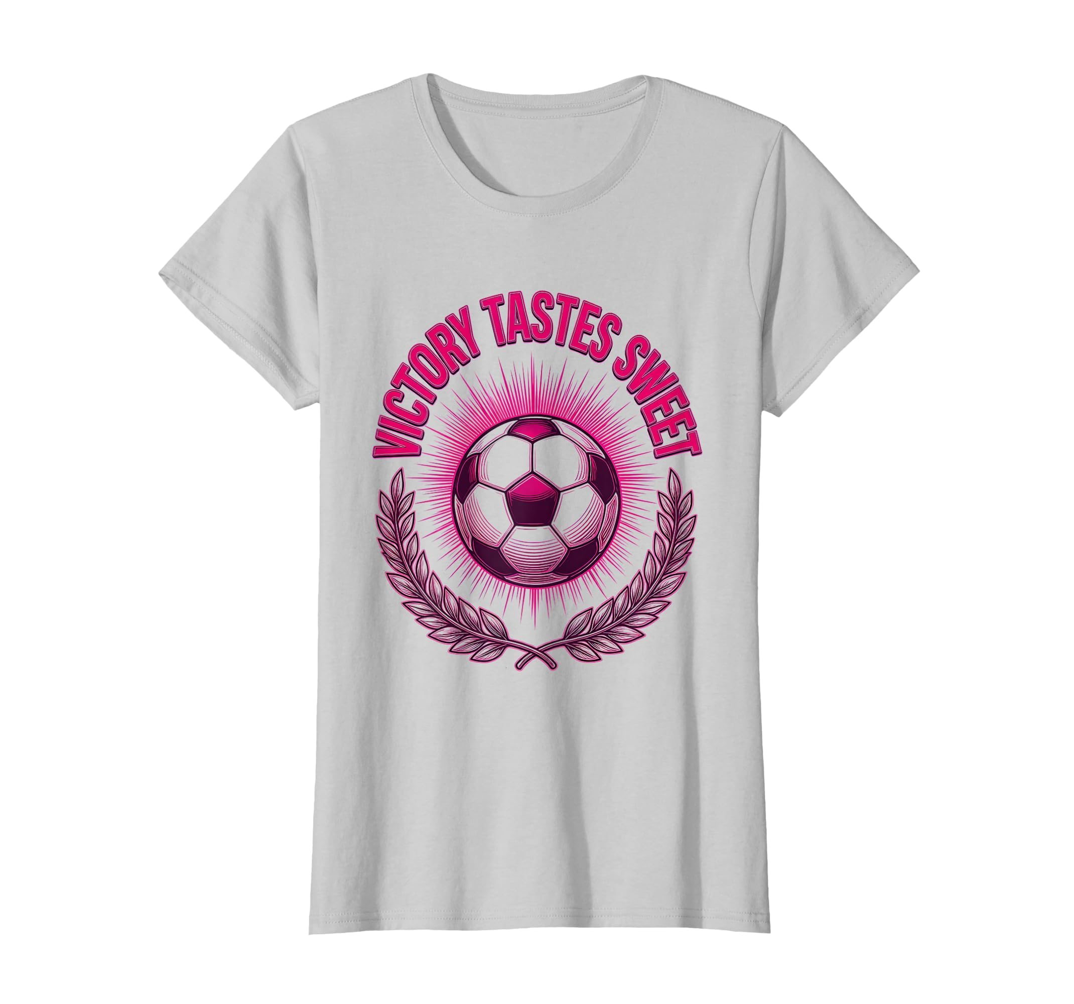 Victory Tastes Sweet Soccer T-Shirt - Minimalist Print Men Women