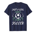 Just Who Loves Soccer T-Shirt - Casual Everyday Wear Unisex