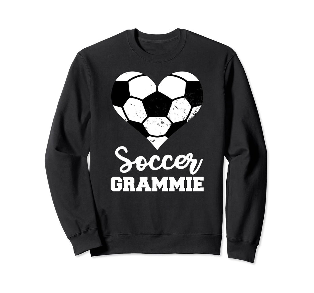 Soccer Grammie Funny Soccer Heart Sweatshirt - Custom Art Print for Adults