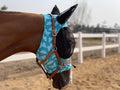 Horse Fly Mask Super Comfort Horse Fly Mask Elasticity Fly Mask with Ears We Only Make Products That Horses Like… (Lake Green, M)
