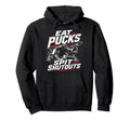 Ice Hockey Goalie Gifts Netminder Life Sweatshirt - Minimalist Print Unisex