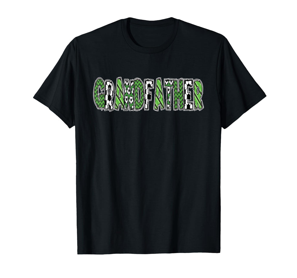 Soccer Grandpa Grandfather Birthday Party T-Shirt - Minimalist Print Unisex