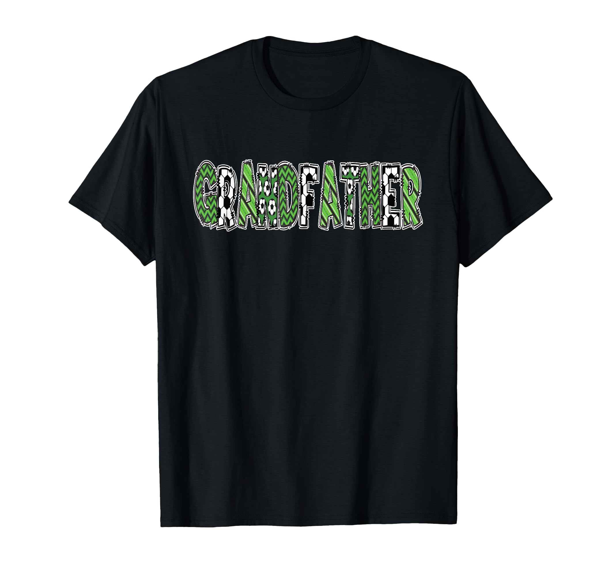 Soccer Grandpa Grandfather Birthday Party T-Shirt - Minimalist Print Unisex