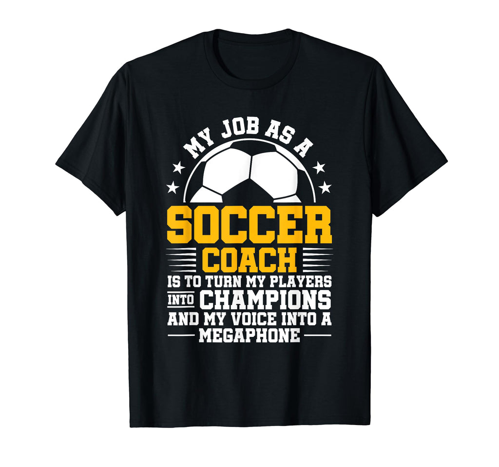 Funny Soccer Soccer Coach Turn My Players T-Shirt - Graphic Print Unisex