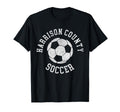 Harrison County Soccer Distressed 90S T-Shirt - Unique Graphic Men Women