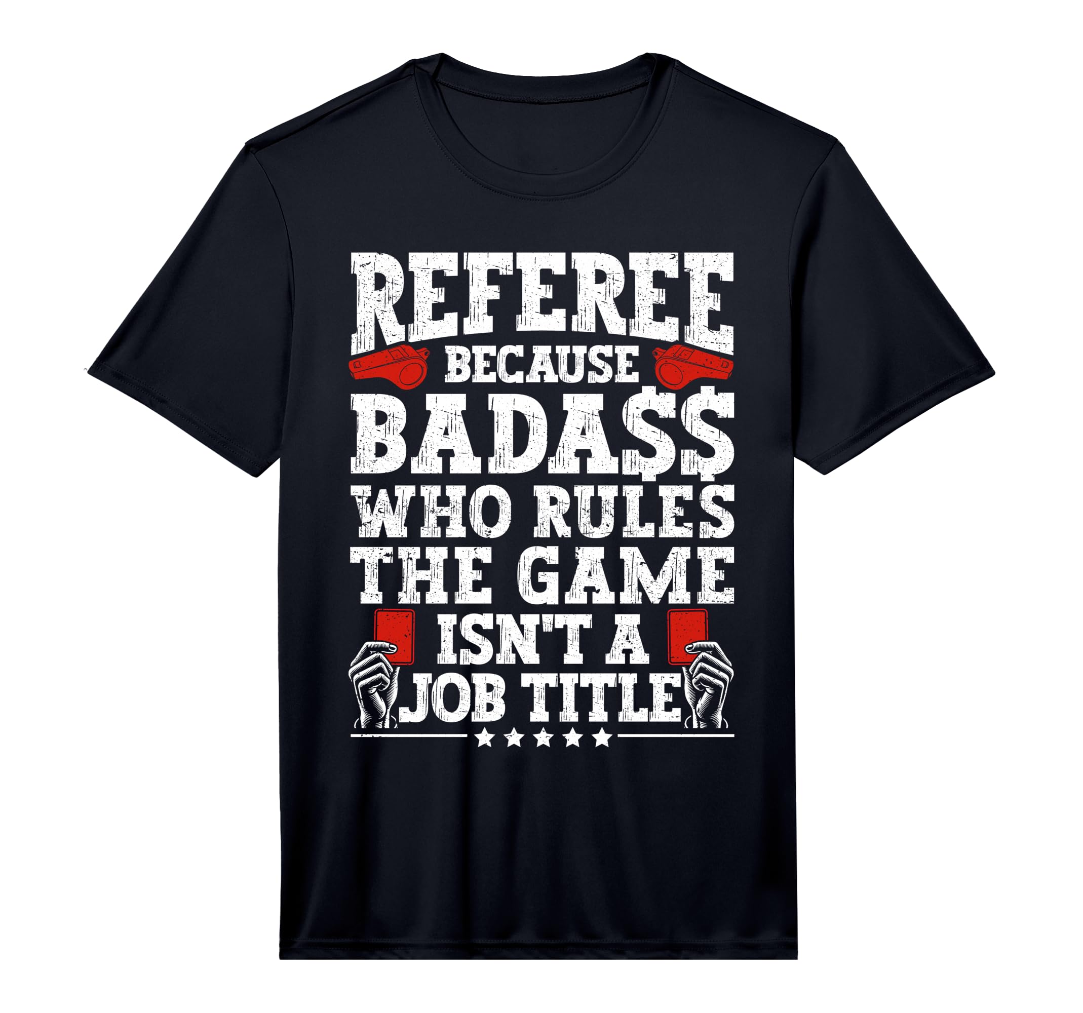 Mens Soccer Ref Funny Soccer Referee T-Shirt - Streetwear Style for Adults