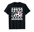 Groovy Soccer Keeper Grandma Soccer T-Shirt - Custom Art Print Men Women