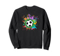 Funny Soccer Ball Coach Player Sweatshirt - Custom Art Print for Adults