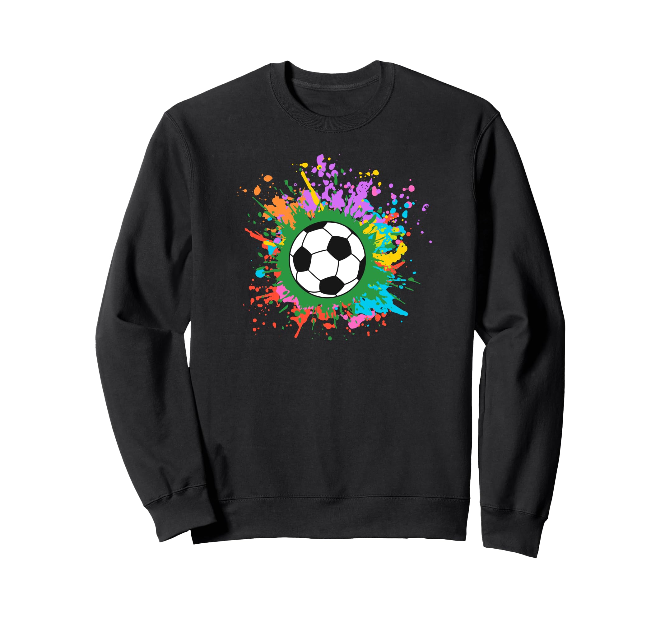 Funny Soccer Ball Coach Player Sweatshirt - Custom Art Print for Adults