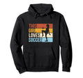 Sport Funny This Loves Soccer Hoodie - Graphic Print Unisex
