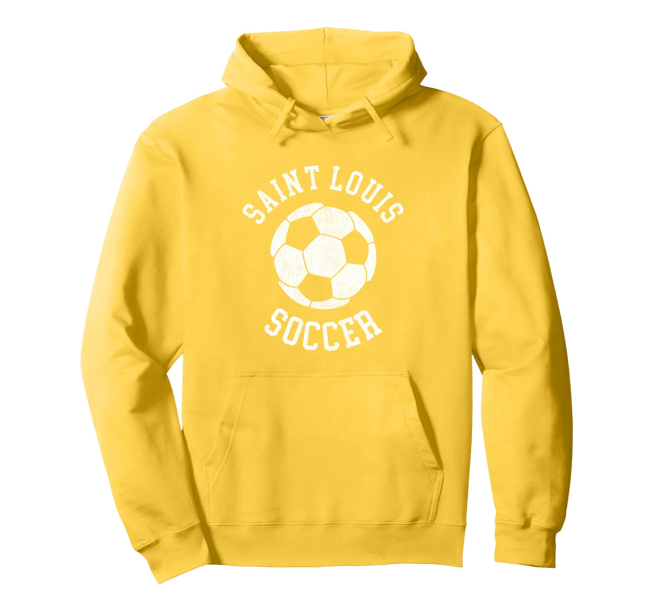 Saint Louis Soccer Distressed 90S Hoodie - Trendy Graphic Men Women