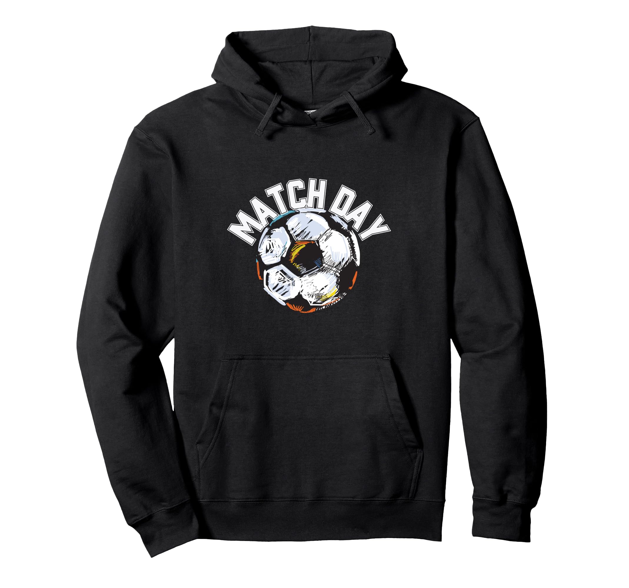 Match Day Soccer Futbol Player Game Hoodie - Aesthetic Graphic Men Women