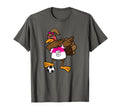 Thanksgiving Turkey Soccer Dab T-Shirt - Casual Everyday Wear for Adults