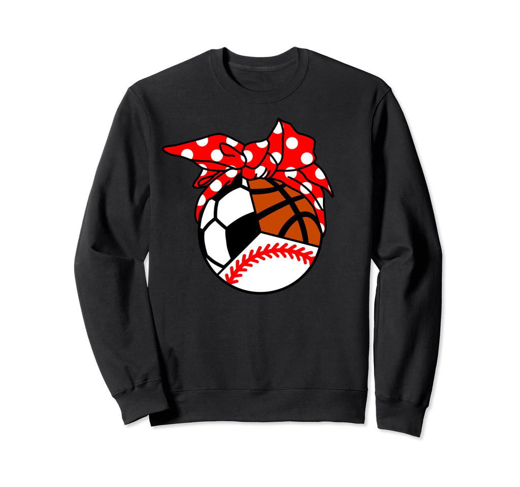 Baseball Soccer Basketball Player Sweatshirt - Novelty Apparel for Adults