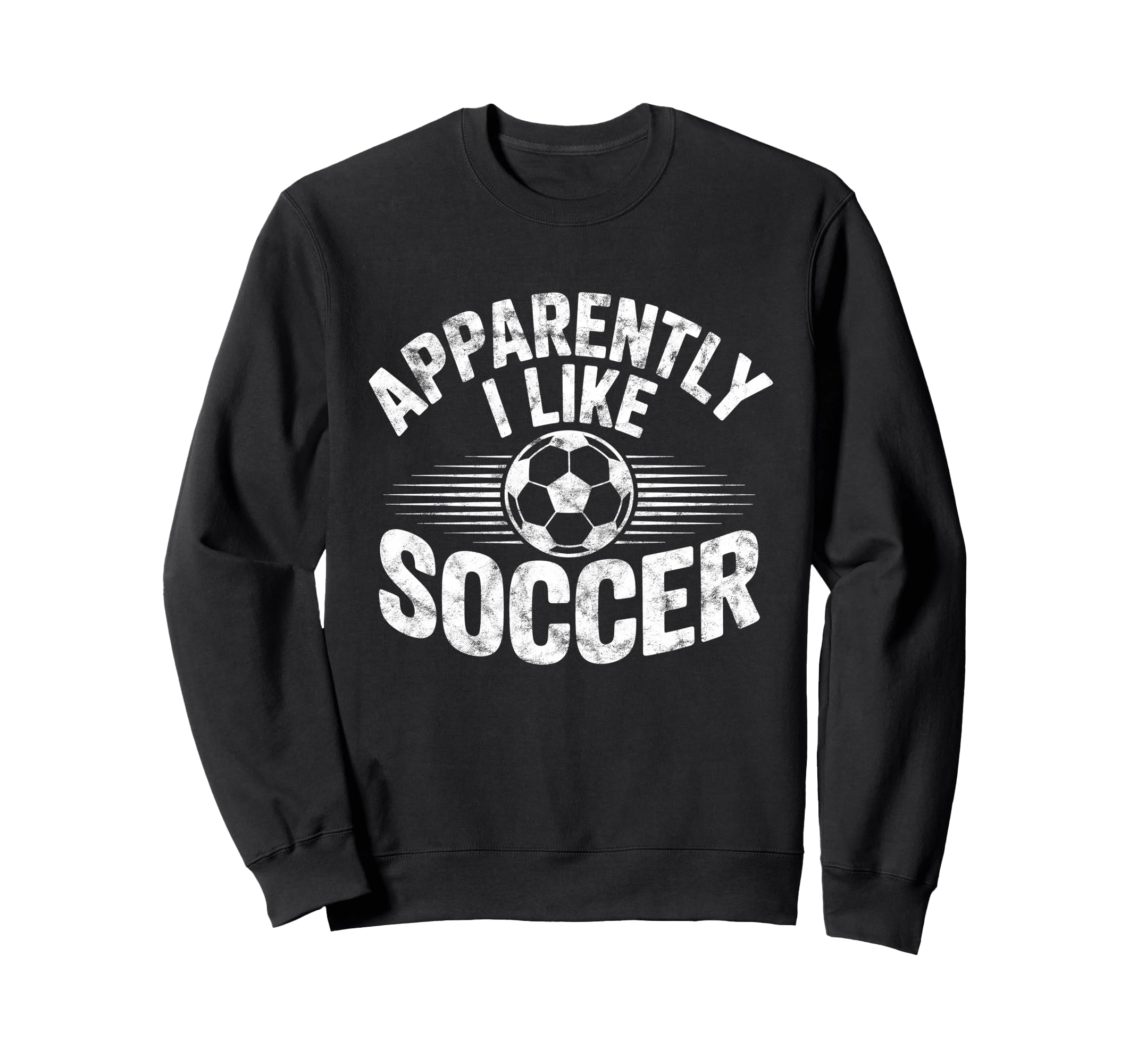 Apparently I Like Soccer Game Day Mom Sweatshirt - Minimalist Print Unisex