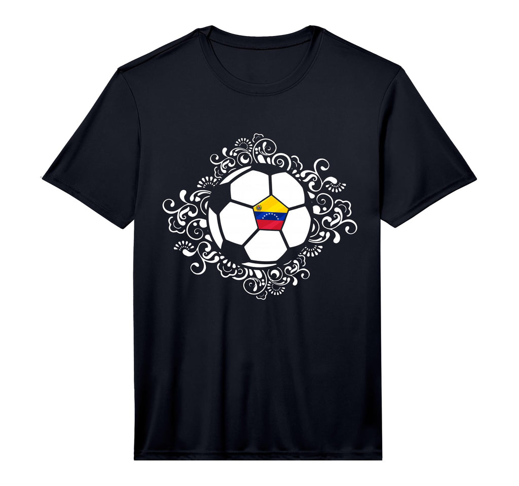 Floral Venezuela Soccer Fans Jersey T-Shirt - Streetwear Style Men Women