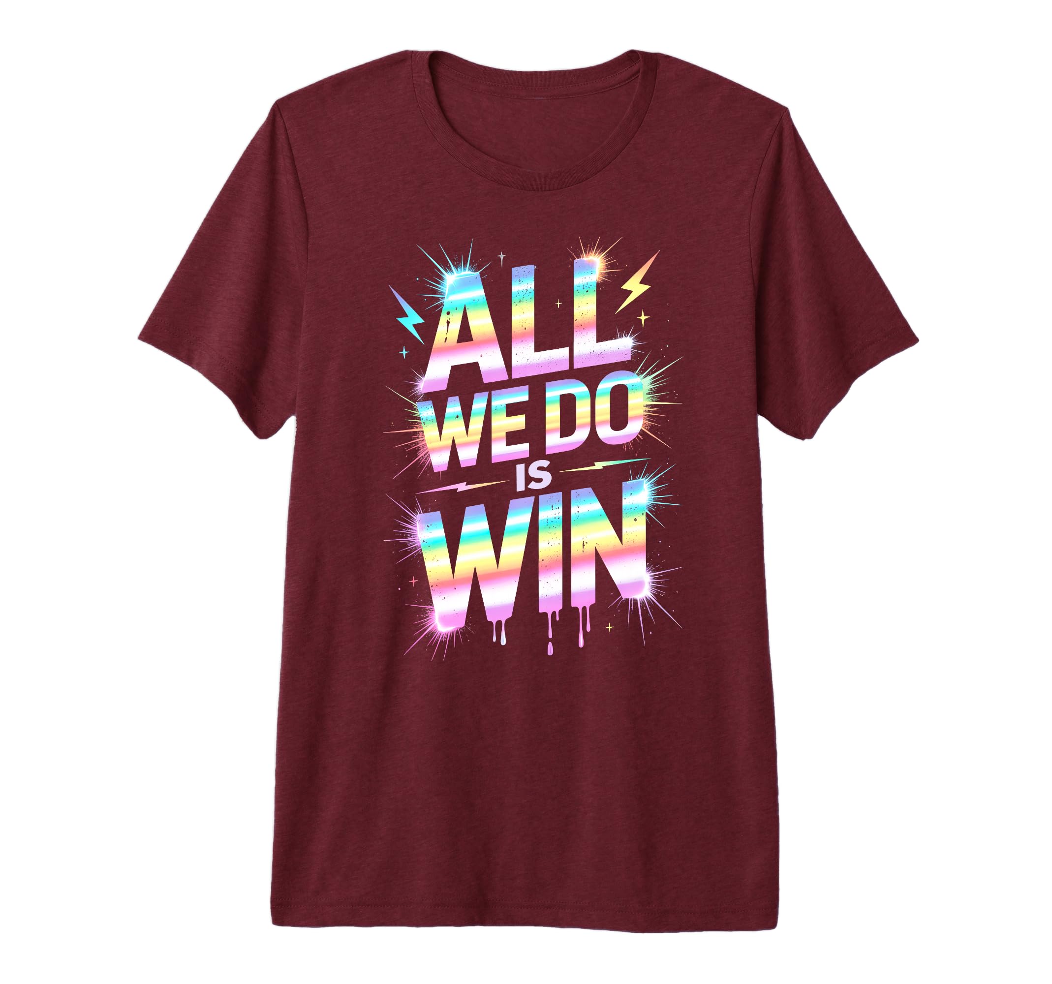 Lets Go All We Do Is Win Spirit Week Game T-Shirt - Trendy Graphic Unisex