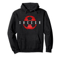 Soccer Player Ball Soccer Hoodie - Trendy Graphic Men Women