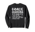 Soccer Goalie Grandma Definition Sweatshirt - Minimalist Print Unisex