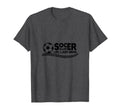 Soccer Is Life Life I Just Drive Dark T-Shirt - Trendy Graphic for Adults