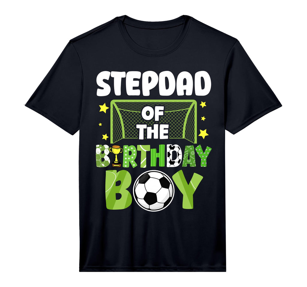 Mens Soccer Stepdad Birthday Party T-Shirt - Graphic Print Men Women