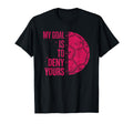 My Goal Is To Deny Yours Soccer T-Shirt - Minimalist Print for Adults