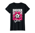 Soccer Coquette Bow Soccer Player T-Shirt - Fun Novelty Design for Adults