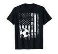 Soccer Gigi American Flag T-Shirt - Aesthetic Graphic Men Women