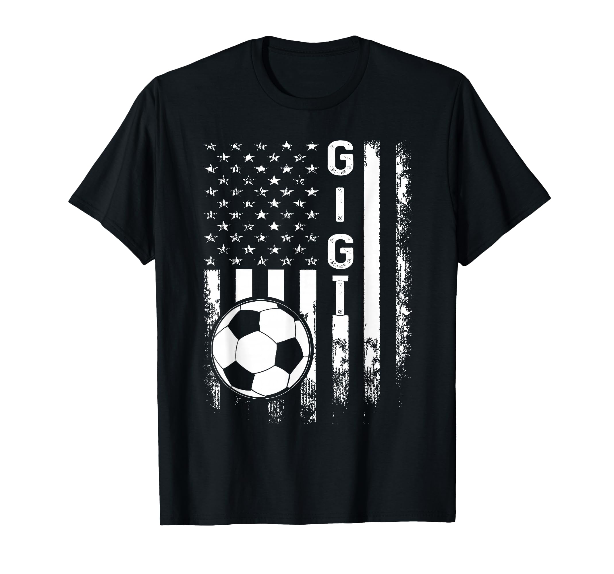 Soccer Gigi American Flag T-Shirt - Aesthetic Graphic Men Women