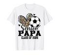 Senior Papa Class 2026 Soccer T-Shirt - Aesthetic Graphic Men Women