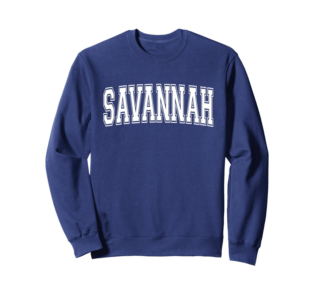 Savannah Ga Georgia Usa Sweatshirt - Casual Everyday Wear for Adults
